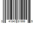 Barcode Image for UPC code 041840819995