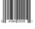 Barcode Image for UPC code 041854000051