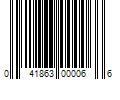 Barcode Image for UPC code 041863000066