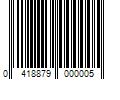 Barcode Image for UPC code 0418879000005