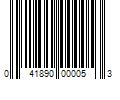 Barcode Image for UPC code 041890000053