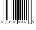 Barcode Image for UPC code 041903000063