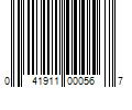 Barcode Image for UPC code 041911000567