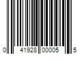 Barcode Image for UPC code 041928000055