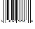 Barcode Image for UPC code 041942000086