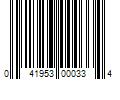 Barcode Image for UPC code 041953000334