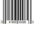 Barcode Image for UPC code 041953000853