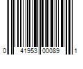 Barcode Image for UPC code 041953000891