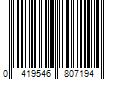 Barcode Image for UPC code 0419546807194