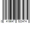 Barcode Image for UPC code 0419647523474