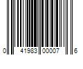 Barcode Image for UPC code 041983000076