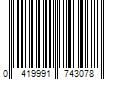 Barcode Image for UPC code 0419991743078