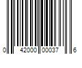 Barcode Image for UPC code 042000000376