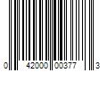 Barcode Image for UPC code 042000003773