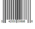 Barcode Image for UPC code 042000006866