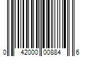 Barcode Image for UPC code 042000008846