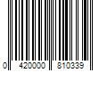 Barcode Image for UPC code 0420000810339