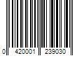 Barcode Image for UPC code 0420001239030