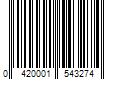 Barcode Image for UPC code 0420001543274