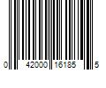 Barcode Image for UPC code 042000161855