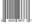 Barcode Image for UPC code 042000166737