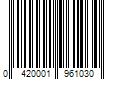 Barcode Image for UPC code 0420001961030