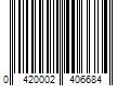 Barcode Image for UPC code 0420002406684