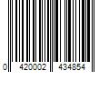 Barcode Image for UPC code 0420002434854