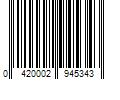 Barcode Image for UPC code 0420002945343