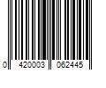 Barcode Image for UPC code 0420003062445