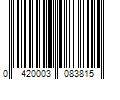 Barcode Image for UPC code 0420003083815