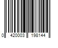 Barcode Image for UPC code 0420003198144