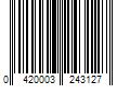 Barcode Image for UPC code 0420003243127