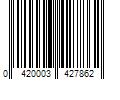 Barcode Image for UPC code 0420003427862