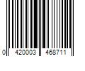 Barcode Image for UPC code 0420003468711