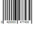 Barcode Image for UPC code 0420003477430