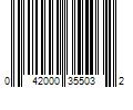 Barcode Image for UPC code 042000355032