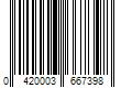 Barcode Image for UPC code 0420003667398