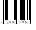 Barcode Image for UPC code 0420003700255