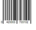 Barcode Image for UPC code 0420003703102