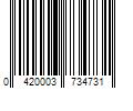 Barcode Image for UPC code 0420003734731