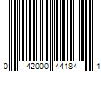 Barcode Image for UPC code 042000441841