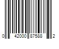 Barcode Image for UPC code 042000875882