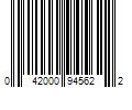 Barcode Image for UPC code 042000945622