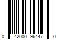 Barcode Image for UPC code 042000964470