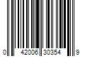 Barcode Image for UPC code 042006303549