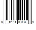 Barcode Image for UPC code 042014000089