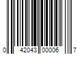 Barcode Image for UPC code 042043000067