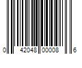 Barcode Image for UPC code 042048000086