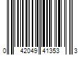 Barcode Image for UPC code 042049413533